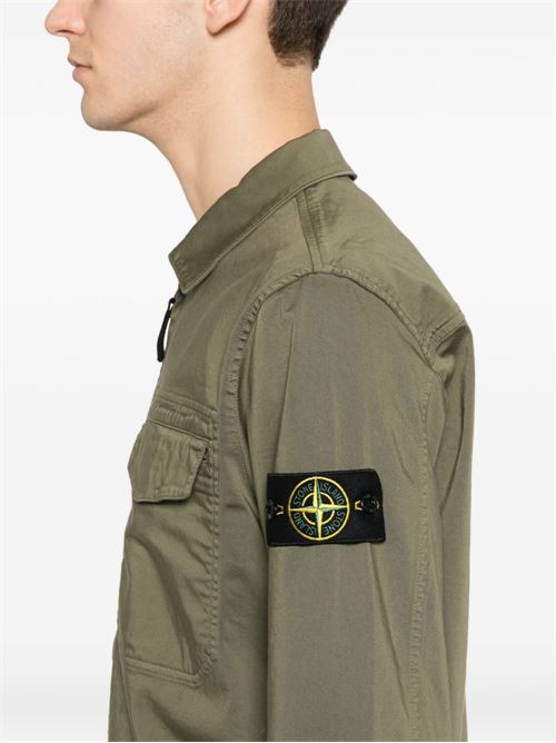 Zip-Up Overshirt STONE ISLAND | L1S151200015S0012V005G